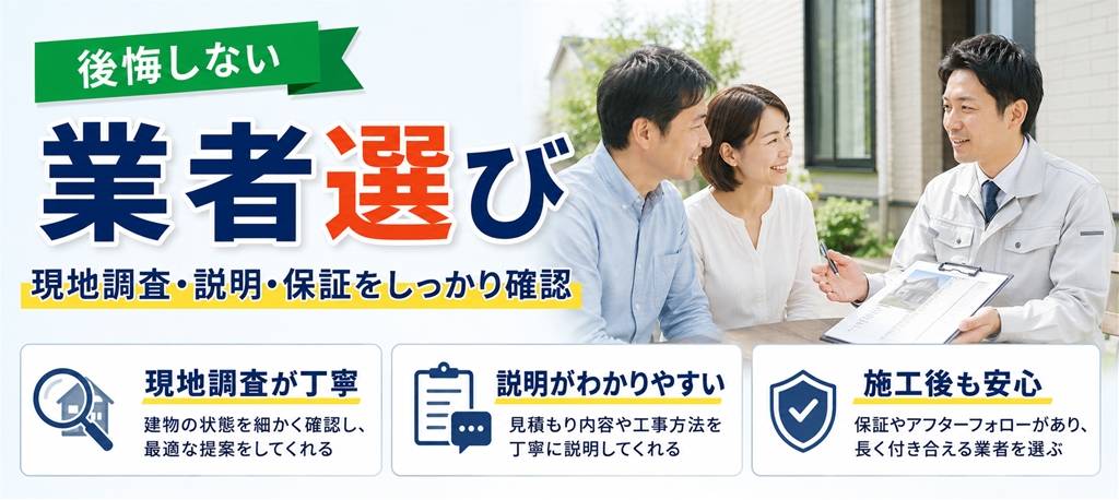 外壁塗装 一括見積もりサイトを使うときの注意点