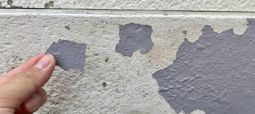 外壁の劣化状態 ひび割れ チョーキング 塗装の劣化症状