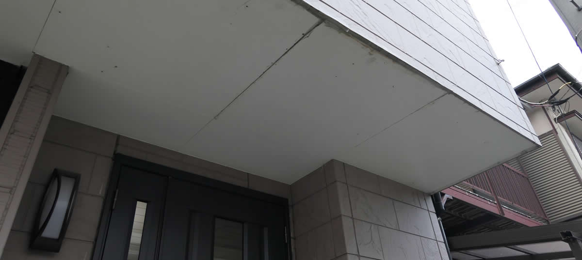 足立区の戸建て住宅 外壁の状態