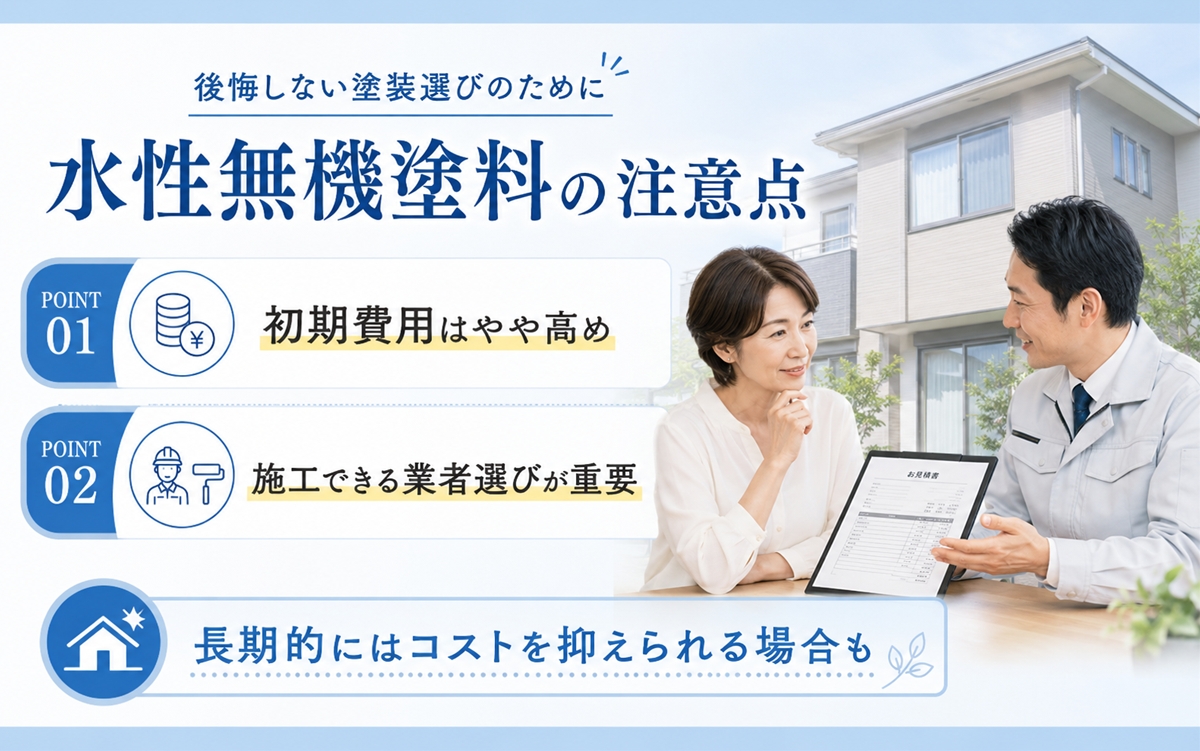 外壁塗装 費用 注意点